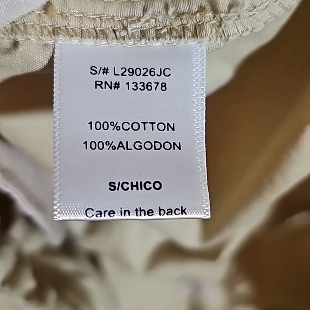 Love Tree Beige Cinched Trench Coat Jacket Zip Button Hood Pockets Cotton Size S - Picture 7 of 10